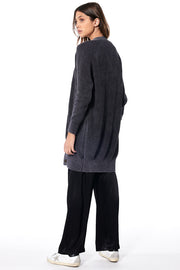 Melene Sweater Dress & Cardi // Black Mineral ~ NO RETURNS