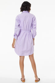 Alisa Shirt Dress // Digital Lavender