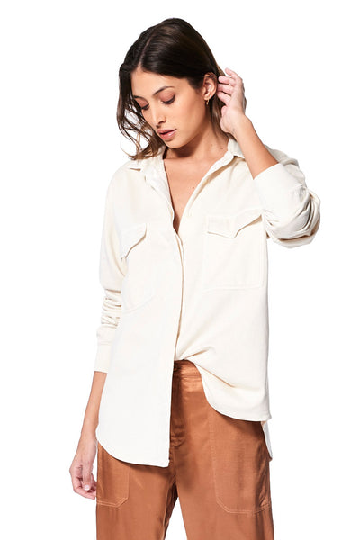 Mick Knit Shirt // Sea Salt Pigment ~ NO RETURNS