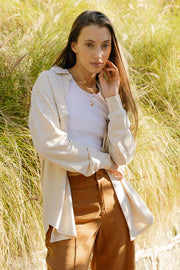 Mick Knit Shirt // Sea Salt Pigment ~ NO RETURNS